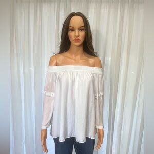 Elegant White Women's Top